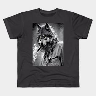 The Smoking Wolf Kids T-Shirt